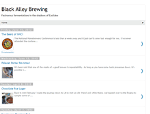 Tablet Screenshot of blackalleybrewing.com